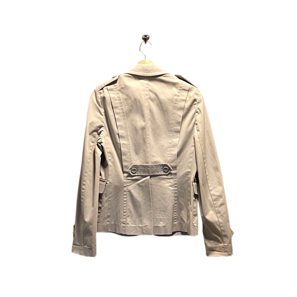 Victoria’s Secret Body By Victoria Blazer Beige Size 6 Y2K Neutral Minimalist - Picture 12 of 14